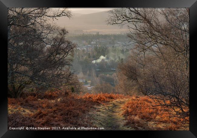 Grantown-on-Spey Framed Print by Mike Stephen