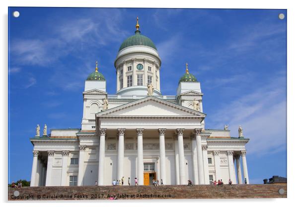Helsinki Cathedral, Finland Acrylic by Carole-Anne Fooks