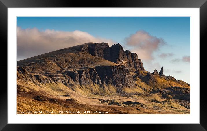 Old Man of Storr Framed Mounted Print by Mike Stephen