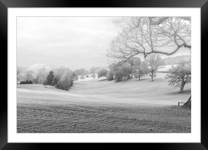 The shush of winter Framed Mounted Print by Paddy Geoghegan