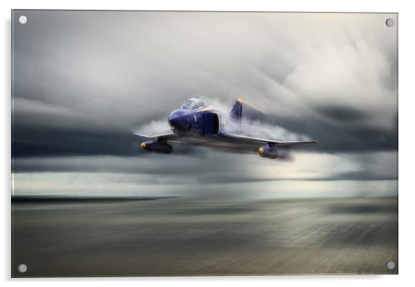 Blue Angel Flight Leader Acrylic by J Biggadike