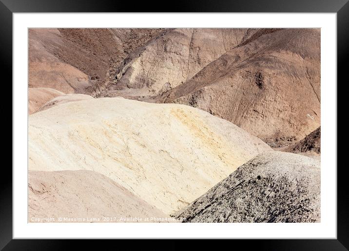Death Valley,  California, USA Framed Mounted Print by Massimo Lama