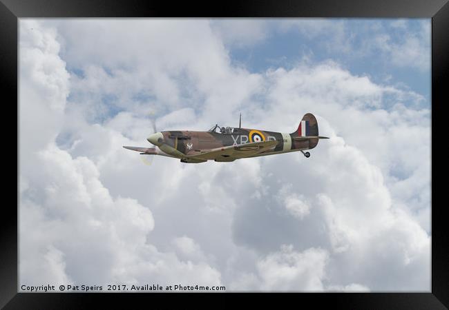  Spitfire - US Eagle Squadron Framed Print by Pat Speirs