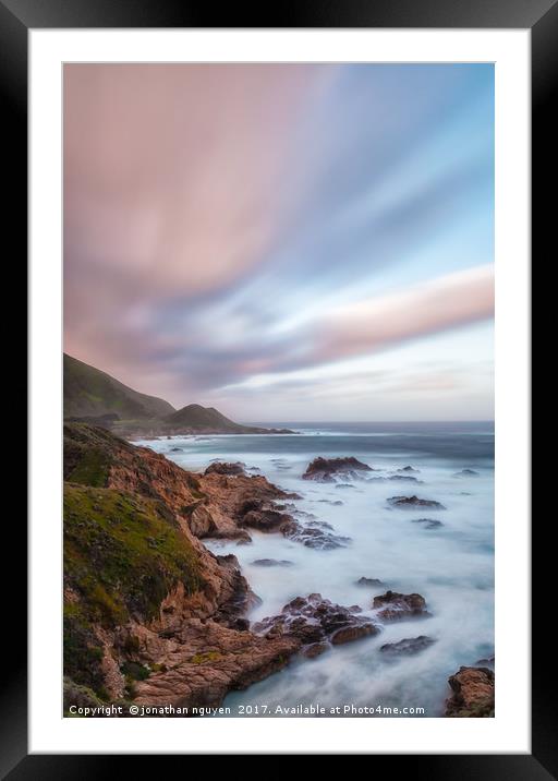 Morning Clouds Framed Mounted Print by jonathan nguyen