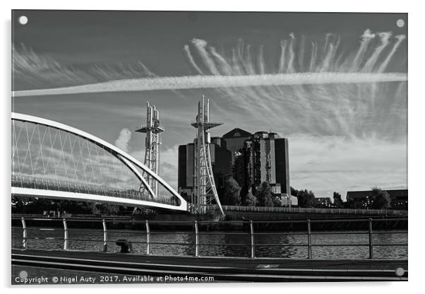Architectural Sky's Acrylic by Nigel Auty