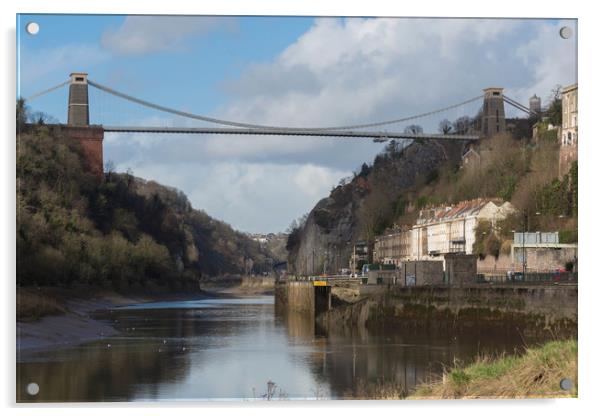 clifton suspension bridge Acrylic by kevin murch