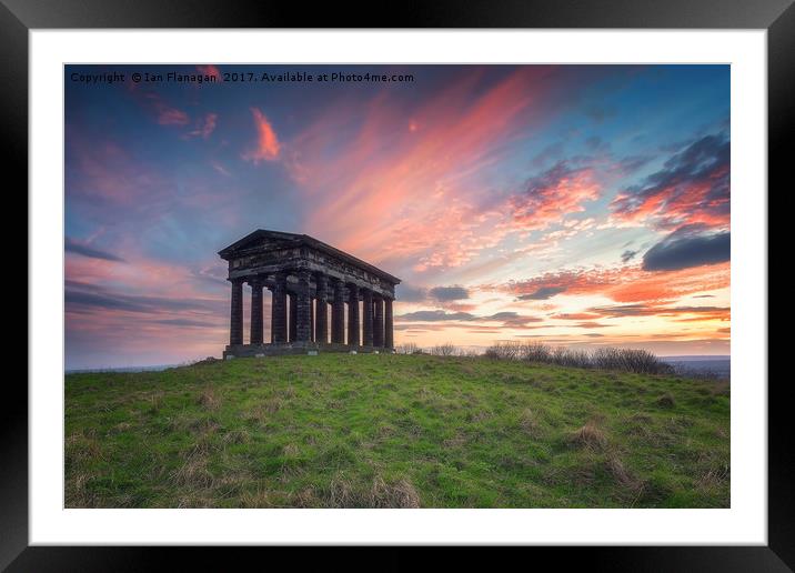 Penshaw Monument Framed Mounted Print by Ian Flanagan