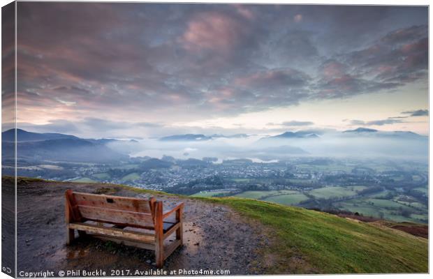 Pew with a view Canvas Print by Phil Buckle