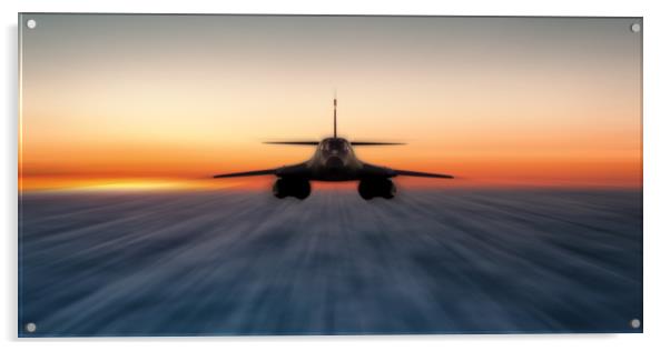 B-1 Air Strike Acrylic by J Biggadike