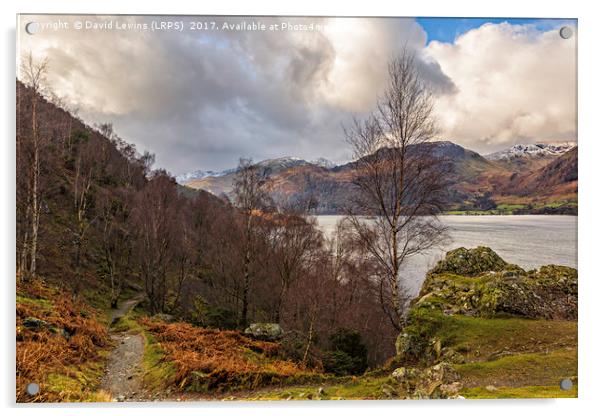 View over Ullswater Acrylic by David Lewins (LRPS)