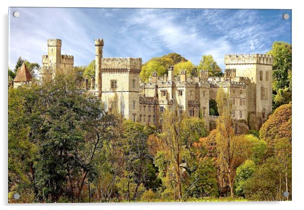 Lismore Castle Acrylic by Paddy Geoghegan