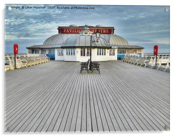 Pavillion Theatre Cromer Pier,  Acrylic by Lilian Marshall