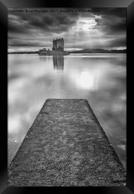 Castle Stalker, Scotland Framed Print by Ian Flanagan