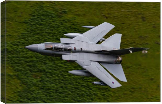 Swept Tornado GR4 Mach Loop Canvas Print by Oxon Images