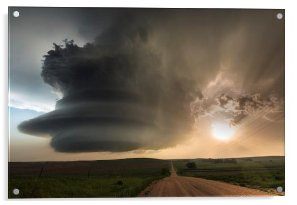 Majestic storm Acrylic by John Finney