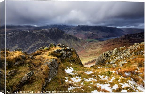 The Edge Canvas Print by Phil Buckle