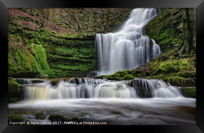 Scaleber Foss Framed Print by Steve Liptrot