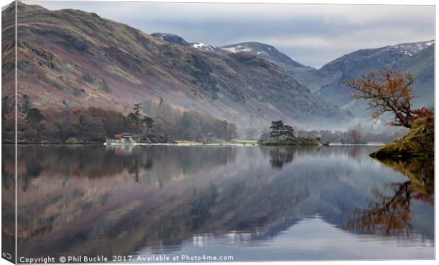 Ullswater Steamer Canvas Print by Phil Buckle
