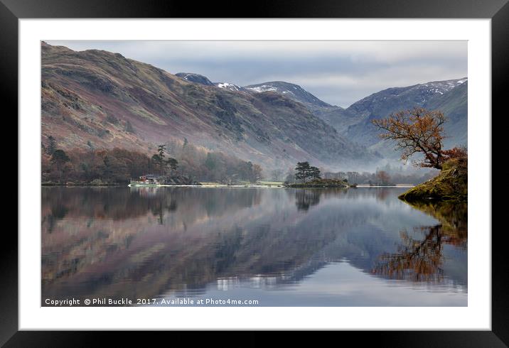 Ullswater Steamer Framed Mounted Print by Phil Buckle