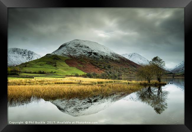 Hartsop Dodd Reflections Framed Print by Phil Buckle