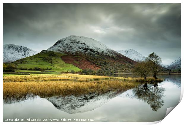 Hartsop Dodd Reflections Print by Phil Buckle