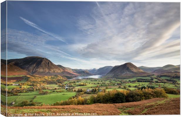 Low Fell View Canvas Print by Phil Buckle