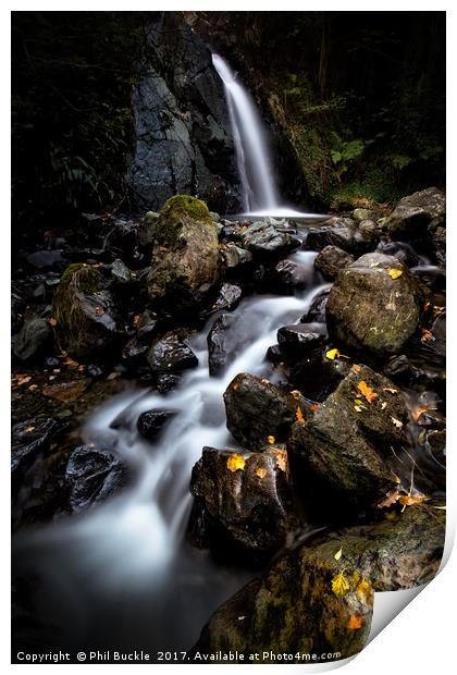 Hause Gill Falls Print by Phil Buckle