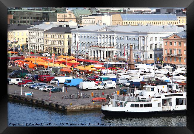 Helsinki Harbour, Finland Framed Print by Carole-Anne Fooks