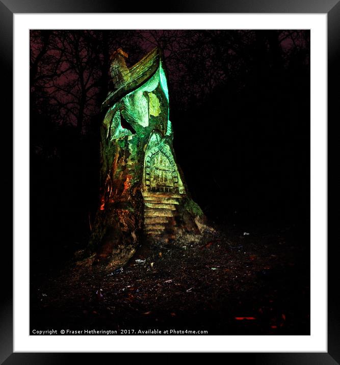 Fairy House Framed Mounted Print by Fraser Hetherington