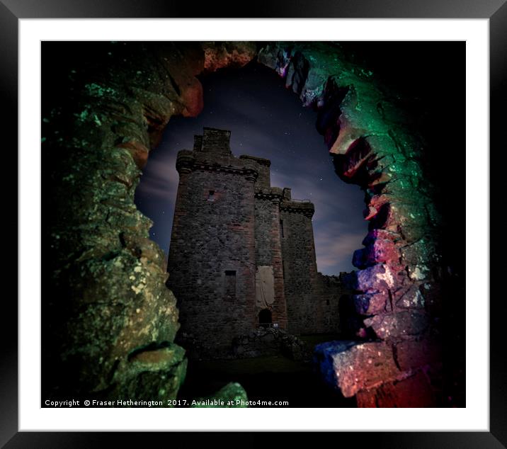 Balvaird Castle Portal Framed Mounted Print by Fraser Hetherington