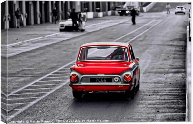 Ford Cortina  Canvas Print by Martin Dunning