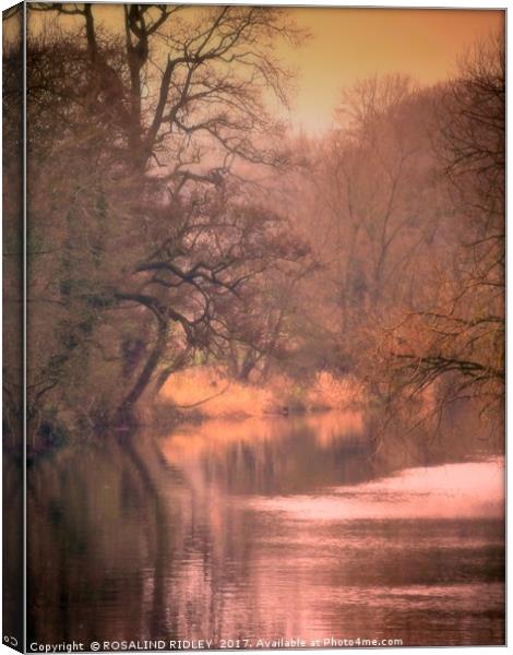 "SEPIA SUNSET" Canvas Print by ROS RIDLEY