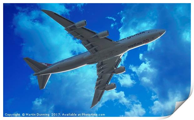 Cargolux Boeing 747 Print by Martin Dunning