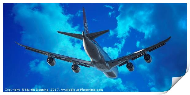 Cargolux Boeing 747 Print by Martin Dunning