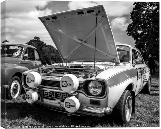 ford escort Canvas Print by Martin Dunning