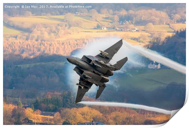 USAF Ripping Up The Mach Loop 8/2/2017 Print by The Tog