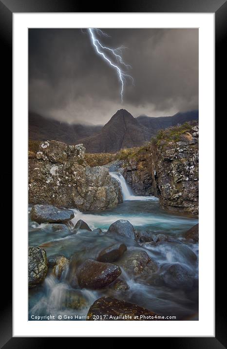 Magical Skye Framed Mounted Print by Geo Harris