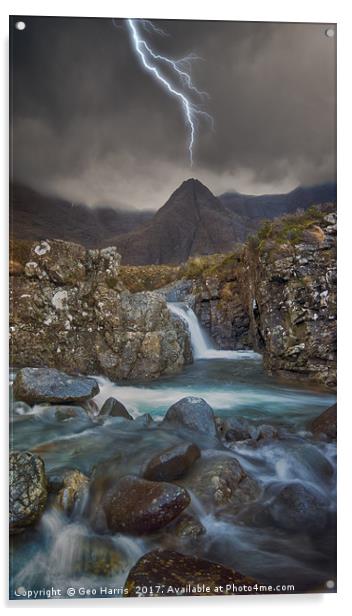 Magical Skye Acrylic by Geo Harris