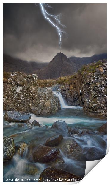 Magical Skye Print by Geo Harris