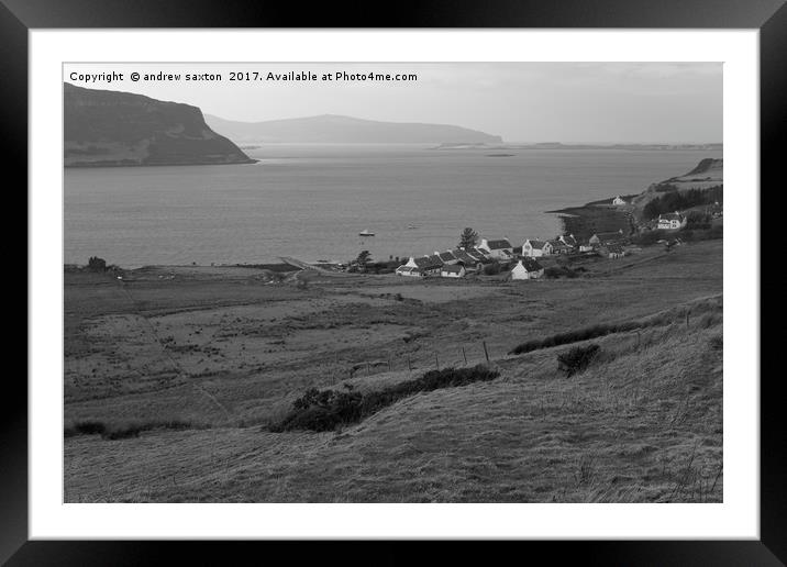 STEIN BAY Framed Mounted Print by andrew saxton