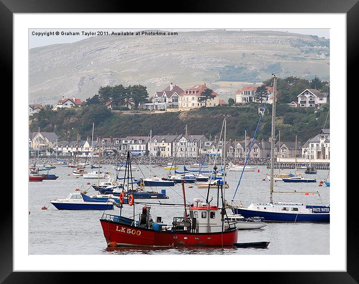 CONWAY BAY Framed Mounted Print by Graham Taylor