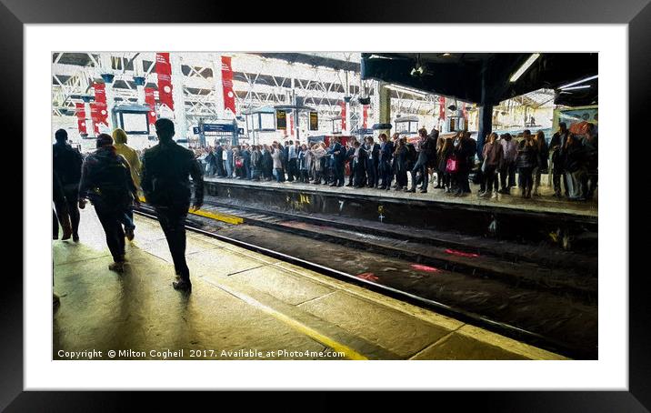 The Commute Home Framed Mounted Print by Milton Cogheil
