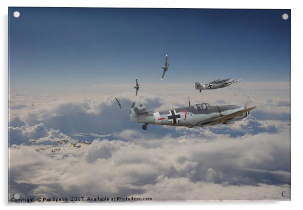 B17 - Luftwaffe Battleground Acrylic by Pat Speirs