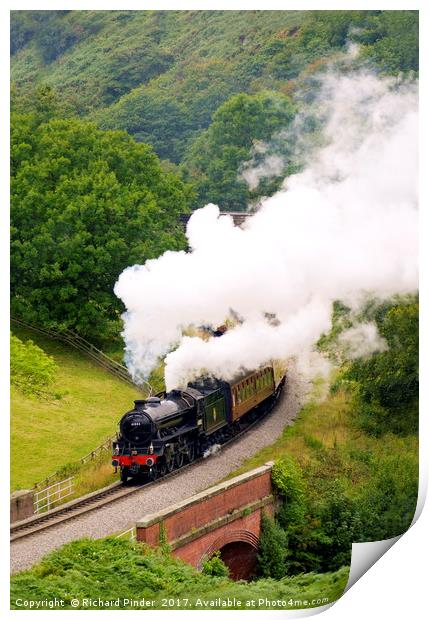 Yorkshire Coast Express Print by Richard Pinder