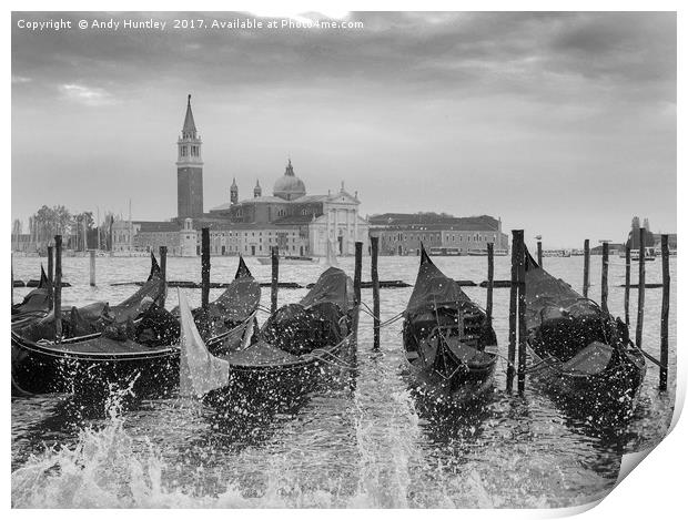 Venice Print by Andy Huntley