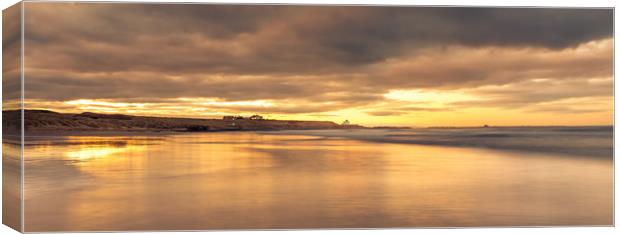 Grace and Beauty - Bamburgh Beach Canvas Print by Naylor's Photography