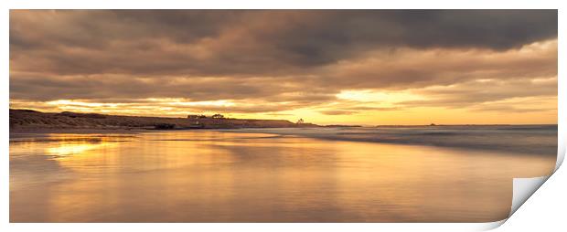 Grace and Beauty - Bamburgh Beach Print by Naylor's Photography