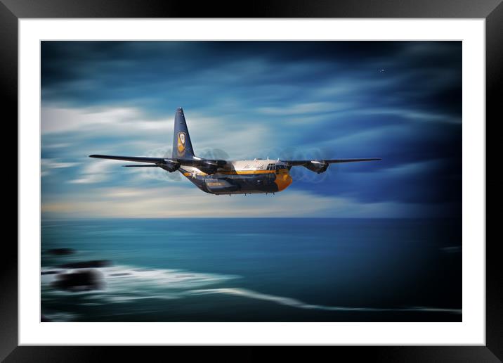 Fat Albert Airlines Framed Mounted Print by J Biggadike