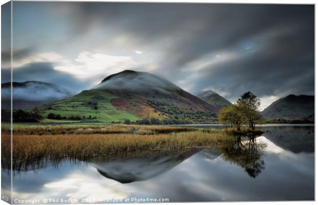 Clouds Hugging Hartsop Dodd Canvas Print by Phil Buckle