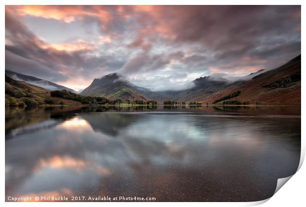 Buttermere New Day Print by Phil Buckle